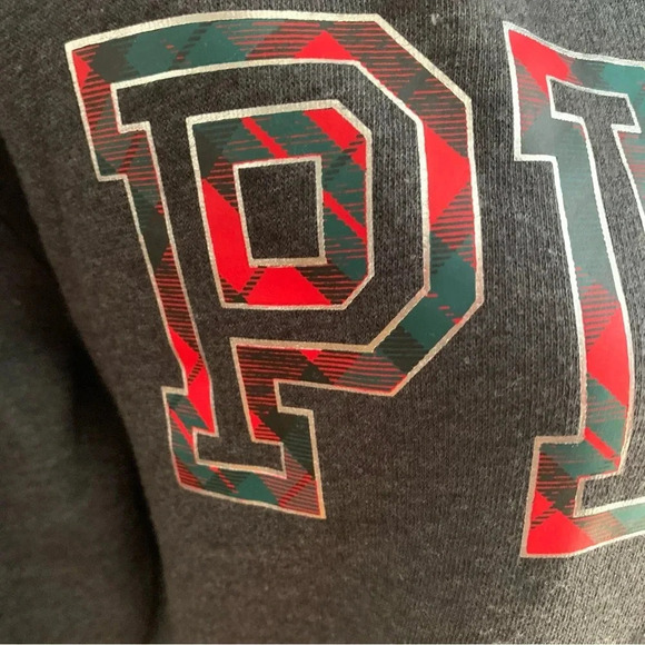 PINK Victoria Secret Drawstring, Cowl Neck Sweatshirt Size XS - Picture 4 of 5